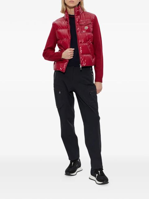 Moncler shorty-sleeve knitted T-shirt - Blue - zdjęcie produktu nr 2