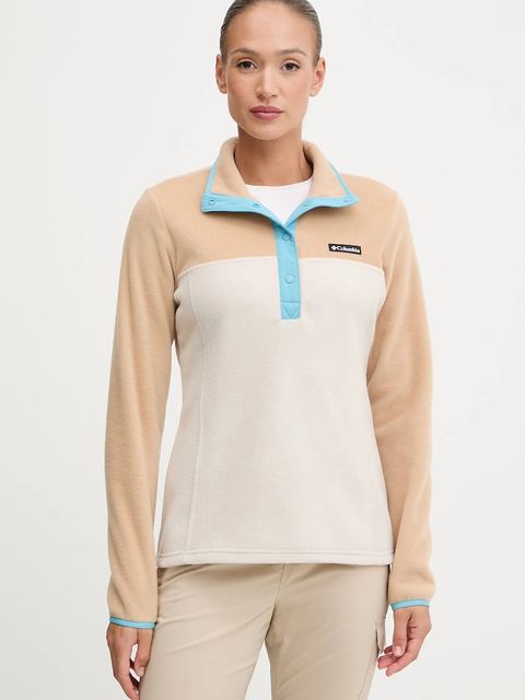 Columbia bluza sportowa Benton Springs kolor beżowy wzorzysta 2085651 - zdjęcie produktu nr 1