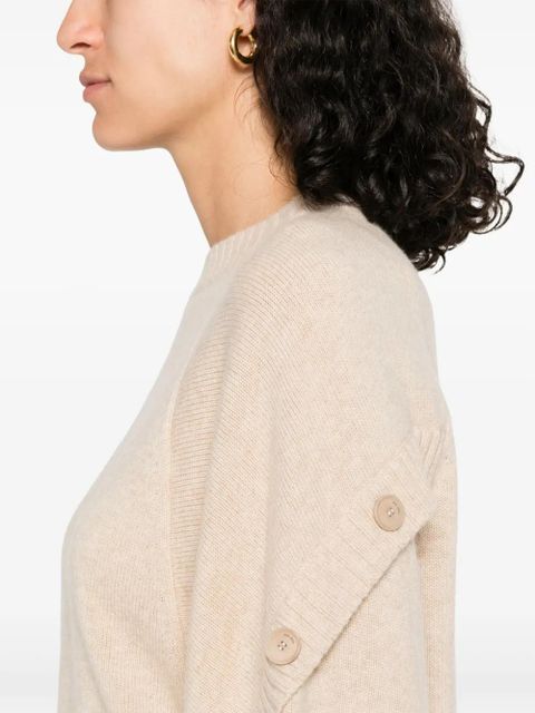 Max Mara crew-neck sweater - Neutrals - zdjęcie produktu nr 2
