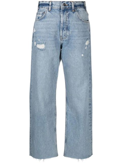 ANINE BING Gavin mid-rise straight jeans - Blue - zdjęcie produktu nr 1