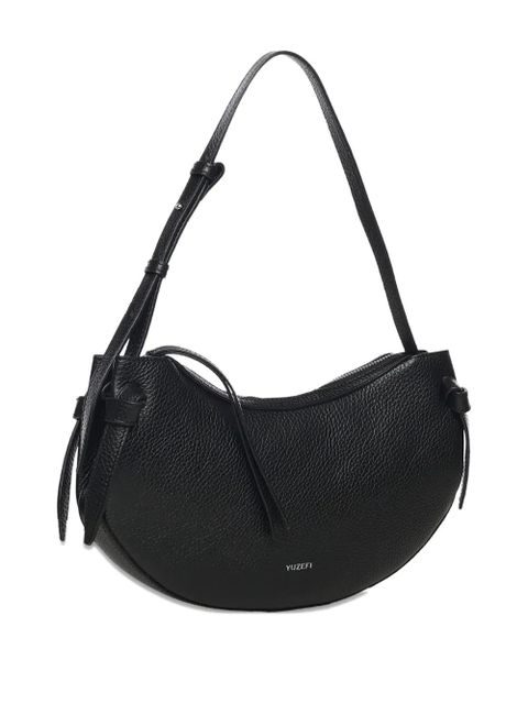 Yuzefi grain-leather shoulder bag - Black