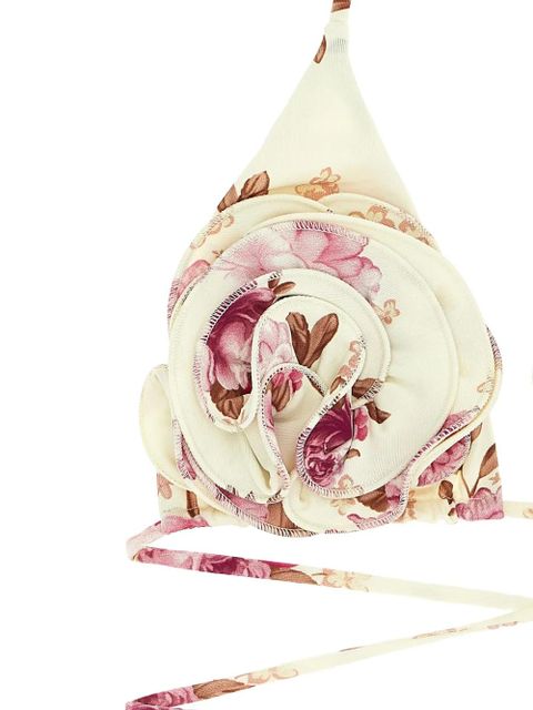 Magda Butrym floral-print bikini top - Neutrals - zdjęcie produktu nr 2