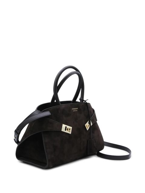 Ferragamo Hud leather tote bag - Brown