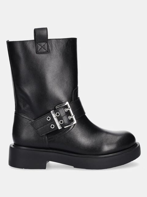 Love Moschino botki skórzane - zdjęcie produktu nr 1