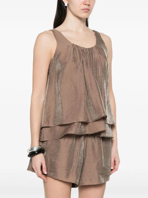 Eleh sleeveless top - Brown