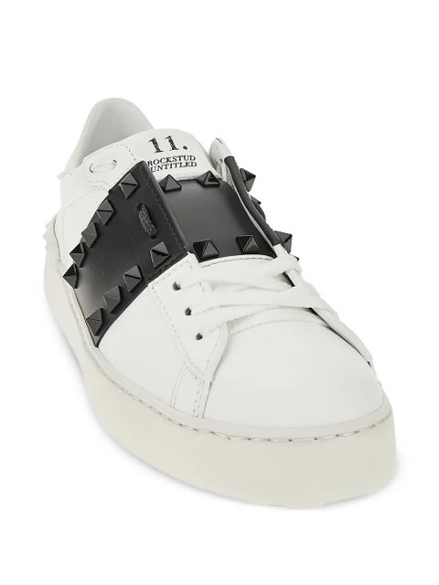 Valentino Garavani Rockstud leather sneakers - White