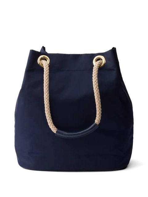 Prada Mariner large Re-Nylon bucket bag - Blue
