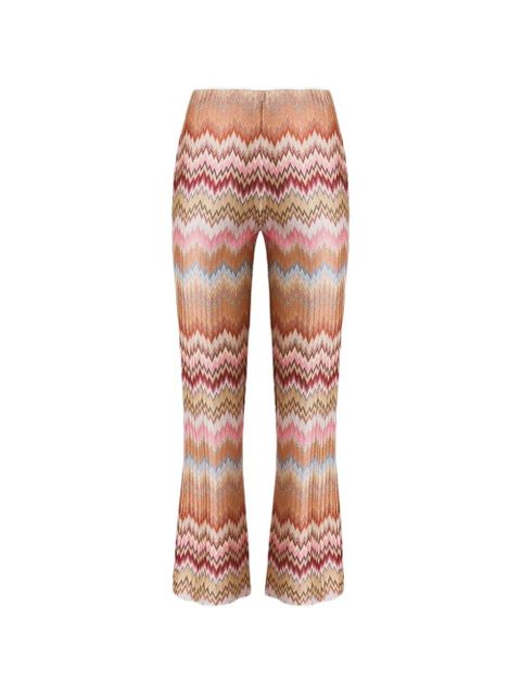 Missoni chevron-pattern trousers - Neutrals - zdjęcie produktu nr 1