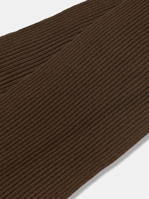 Sisley szalik kolor zielony gładki 122HSU00E