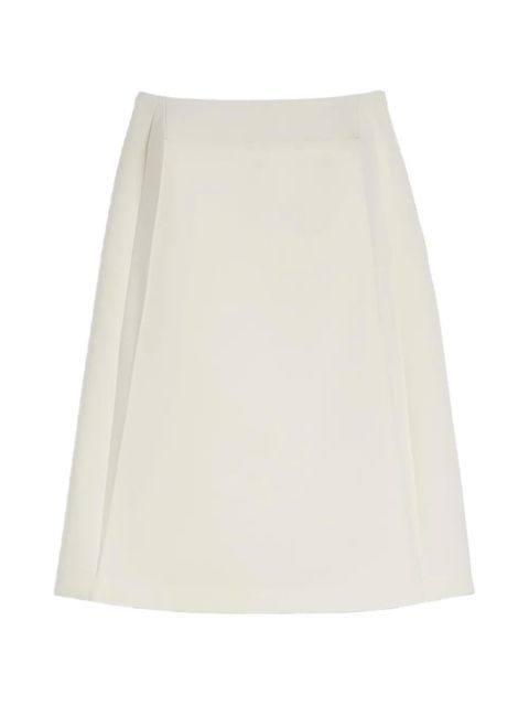 Jil Sander crêpe midi skirt - White - zdjęcie produktu nr 1