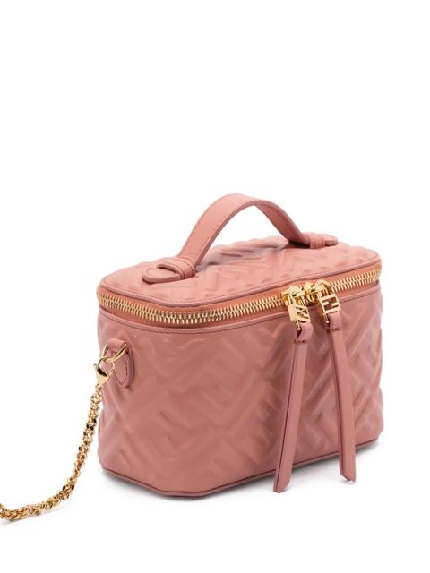 FENDI quilted top-handle make-up bag - Pink - zdjęcie produktu nr 2
