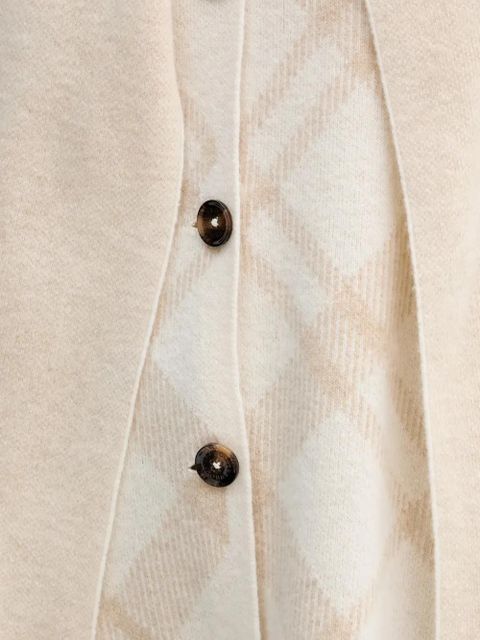 Barbour Vienna plaid button cape - Neutrals