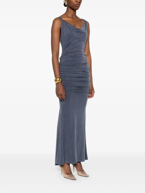 Vivienne Westwood ruched maxi dress - Blue