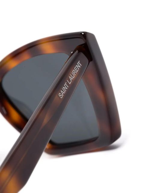 Saint Laurent Eyewear butterfly-frame sunglasses - Brown