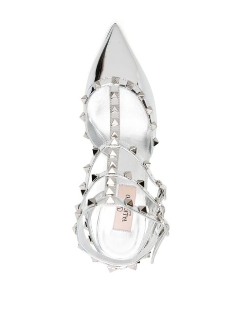 Valentino Garavani 70mm Rockstud pumps - Silver