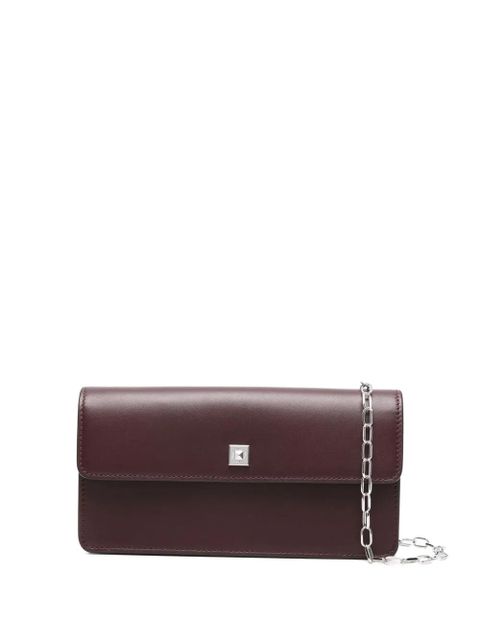 Max Mara Busta leather clutch - Red - zdjęcie produktu nr 1