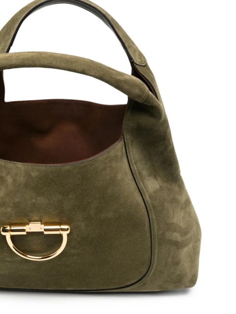 Gucci Softbit horsebit-closure maxi tote bag - Green