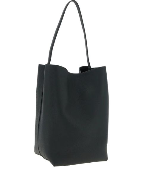 The Row large Park leather shoulder bag - Black - zdjęcie produktu nr 1