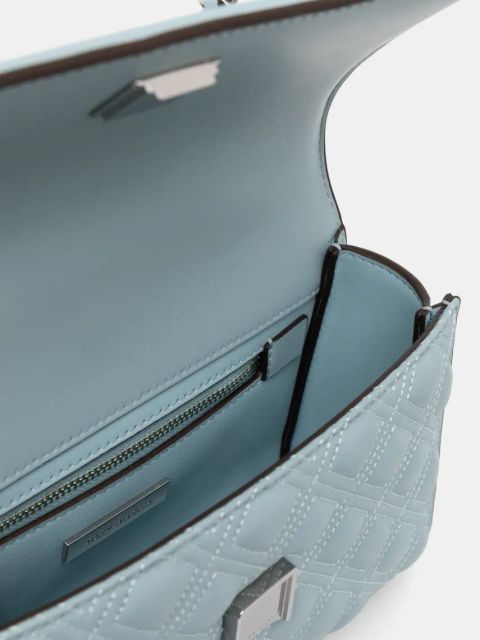 Tory Burch torebka Fleming kolor niebieski 75576.401