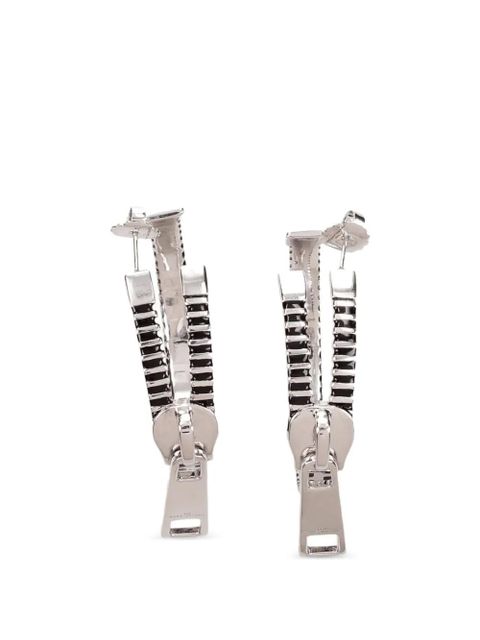 Marc Jacobs Zipper hoop earrings - Silver - zdjęcie produktu nr 2