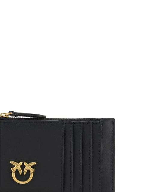 PINKO Love Birds leather wallet - Black - zdjęcie produktu nr 2