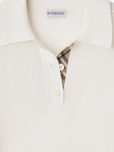 Burberry wool polo shirt - White