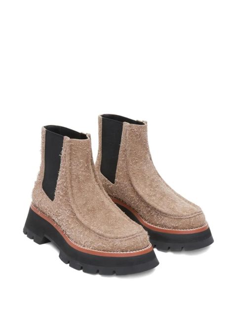 3.1 Phillip Lim Kate textured chelsea boots - Neutrals