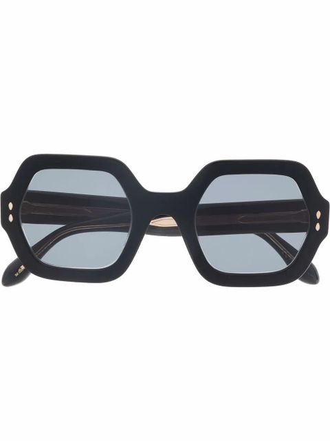 Isabel Marant Eyewear hexagonal-frame sunglasses - Black - zdjęcie produktu nr 1