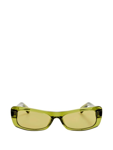 Jacquemus geometric frame sunglasses - Green - zdjęcie produktu nr 1