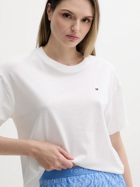 Tommy Hilfiger piżama damska kolor niebieski UW0UW05760