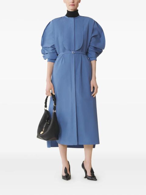 Lanvin belted midi dress - Blue