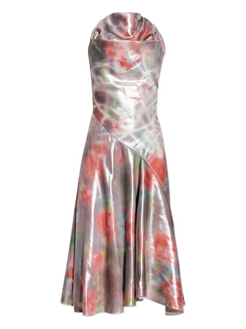 Diesel floral midi dress - Silver - zdjęcie produktu nr 1