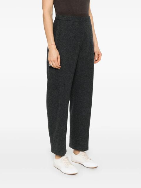 Jil Sander felted wool trousers - Grey
