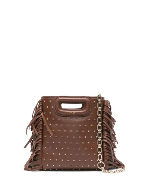 Maje M studded mini bag - Brown - zdjęcie produktu nr 1