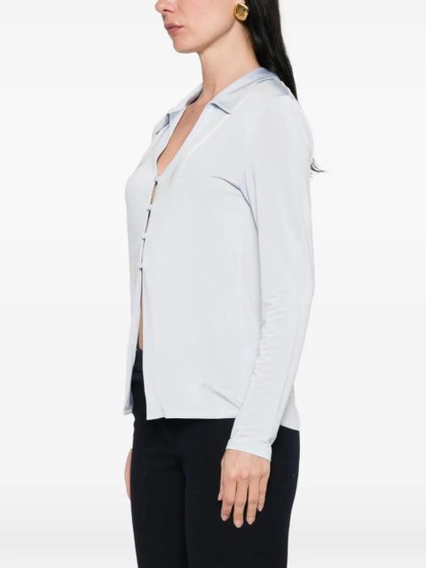 Self-Portrait long-sleeve shirt - Blue