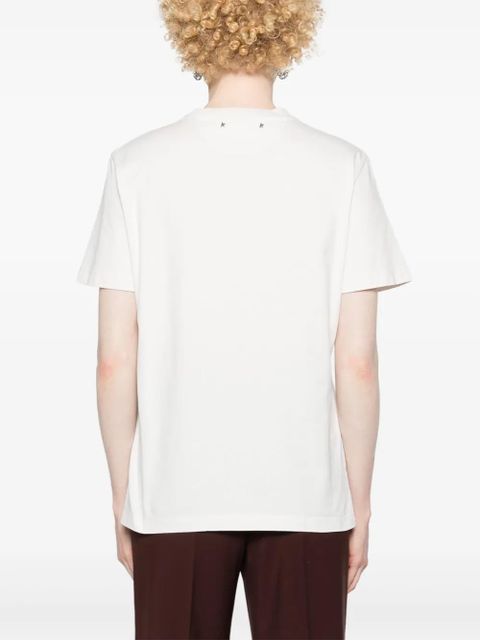 Golden Goose logo-print cotton T-shirt - White