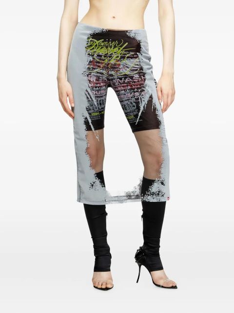 Diesel Remaster Capsule O-Lyac midi skirt - Black