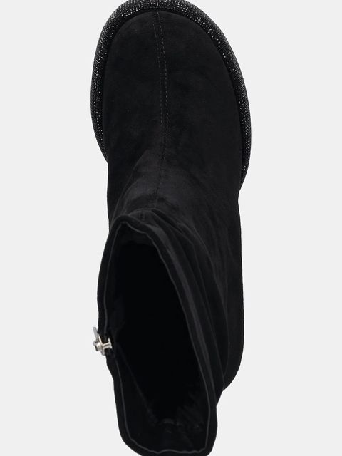 GOE botki damskie kolor czarny na słupku SS2N4202 BLACK