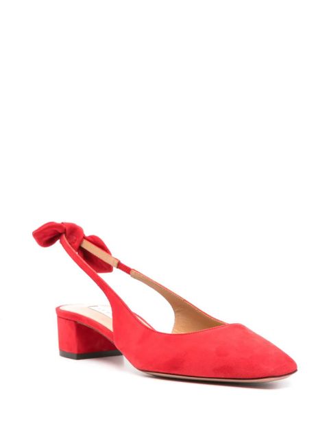 Aquazzura Very Bow Tie 35mm pumps - Red
