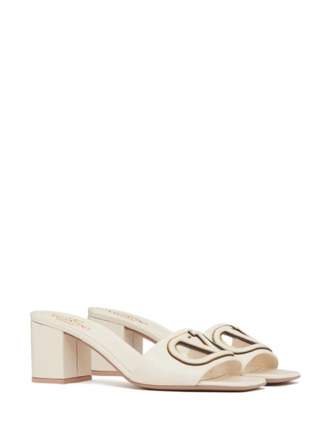 Valentino Garavani 60mm VLogo cut-out sandals - Neutrals - zdjęcie produktu nr 2