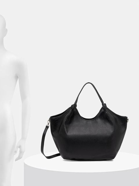 Answear.LAB torebka skórzana kolor czarny