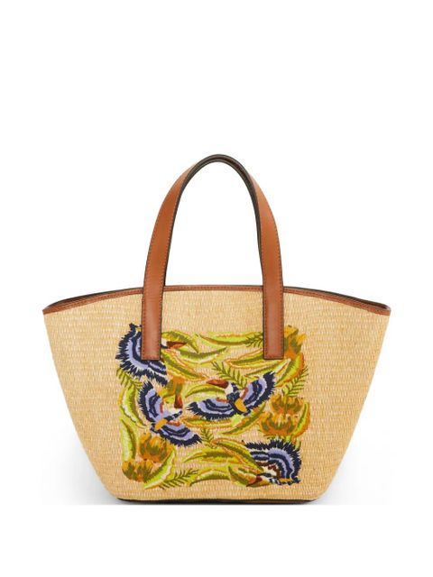 FARM Rio small embroidered tote bag - Neutrals - zdjęcie produktu nr 1
