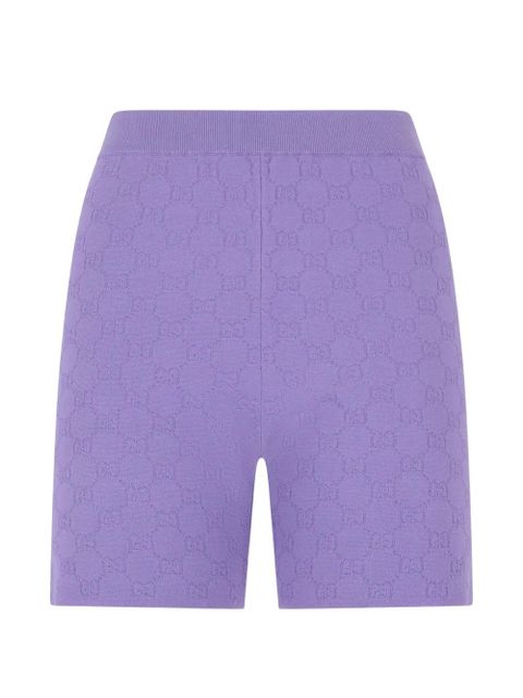Gucci jacquard elasticated short shorts - Purple - zdjęcie produktu nr 1