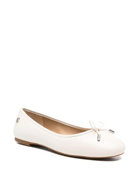 Lauren Ralph Lauren Jayna bow-detail ballet flats - Neutrals - zdjęcie produktu nr 2