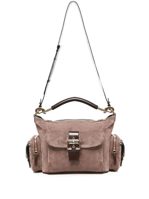 Chloé suede buckle cross-body bag - Neutrals - zdjęcie produktu nr 1