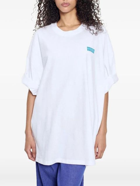American Vintage logo-print Gixy T-shirt - White