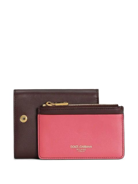 Dolce & Gabbana DG-plaque wallet - Red - zdjęcie produktu nr 2
