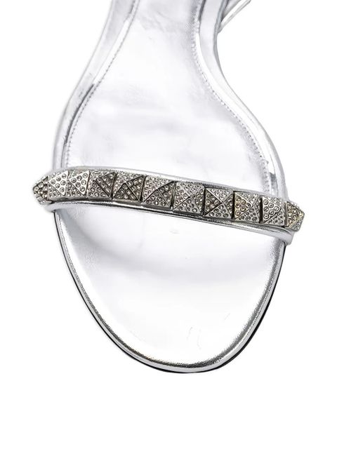 Valentino Garavani stud-embellished strap sandals - Silver