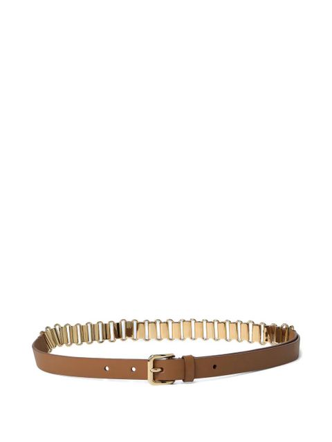 Miu Miu chain detail belt - Brown - zdjęcie produktu nr 1