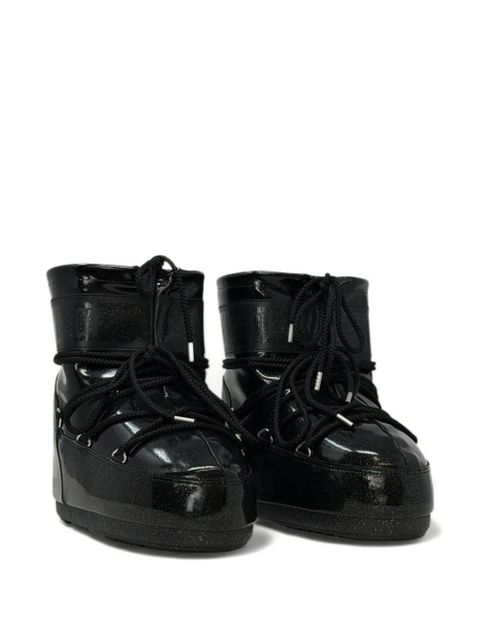 Moon Boot Icon Low glitter snow boots - Black - zdjęcie produktu nr 2